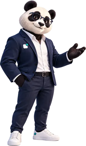 Alto, o panda do AltoPanda, apresenta a plataforma